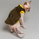 Теплая кофта (майка) без рукава для кота или кошки Style Pets «CLASSIC» khaki XL - изображение 3