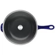 Сковорідка Staub Cast Iron 25 см з кришкою синя - зображення 4