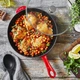 Сковорідка Staub Cast Iron 25 см із кришкою червона - зображення 6