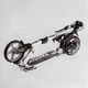 Самокат з ручним дисковим гальмом та 2 амортизатори Best Scooter (BS-81766) колеса PU діаметр - 200мм, підсклянник - зображення 7