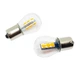 Светодиодная лампа с цоколем 1156 BA15s P21W 6SMD 3030 12V Оранжевая Autoexpect (50305) - изображение 2