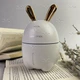Увлажнитель воздуха детский Нumіdіfiеr Rаbbіt LED 2в1 и аромадиффузор c подсветкой на 200 мл Зайчик, Белый - изображение 3