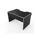 Геймерский игровой стол Comfy Home Lyu Kan черный+белый - зображення 2