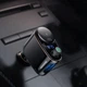 FM-МОДУЛЯТ BASEUS |Зарядка в прикуриватель | USB зарядка в авто | Bluetooth трансмиттер CCALL-RH01 KT-FF - изображение 4