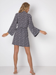 Suknia-szlafrok Robe Aruelle Harmony L Czarny/Mleczny (5904541437606) - obraz 4