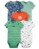 Набор хлопковых боди Carter's с коротким рукавом 5 штук (рост 62-104 см) - изображение 1