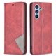 Чехол-книжка с кармашками UniCase Geometric Pattern для Samsung Galaxy A54 (A546) - Red - изображение 1