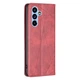 Чехол-книжка с кармашками UniCase Geometric Pattern для Samsung Galaxy A54 (A546) - Red - изображение 3