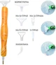 Стилус для Алмазної Мозаїки + 6 насадок SHLab Orange (30550) - зображення 2