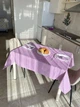 Скатерть "Лавандовый горошек" 100 х 100 см - изображение 2