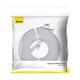Патч-корд для интернета BASEUS RJ45 Gigabit flat 5 м White - изображение 4