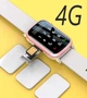 Дитячий Годинник-телефон Розумний смарт годинник Smart Family Advertise 4G / Wi-Fi / Gps Прослуховування Камера White - Pink - зображення 2