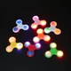 Светящийся спиннер (LED fidget spinner) - пластиковый с LED подсветкой желтый - изображение 4
