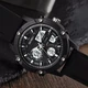 Мужские наручные часы Skmei 1757 черные с белым циферблатом - изображение 5