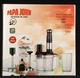 Блендер A-Plus 2029 papa john Food Processor 5 In 1 чорний - зображення 5