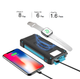 УМБ с солнечной панелью VHG DN36 30000 mAh Wireless Solar Power Charger Blue - изображение 6