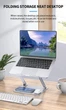 Подставка для ноутбука VHG P103 складная Folding Laptop Stand Silver - изображение 8