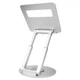 Подставка для ноутбука VHG A06 складная поворотная 360°C Rotatable Laptop Stand Silver - изображение 2
