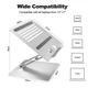 Подставка для ноутбука VHG А68 складная Folding Laptop Stand Silver - изображение 6