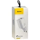 Мережевий зарядний пристрій Baseus Home Charger 1USB QC3.0 12V/2A White (CCALL-BX02) - изображение 2