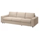Диван 3-місний розкладний IKEA VIMLE Hallarp бежевий (094.190.60) - зображення 2