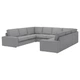 Диван 6-місний П-подібний IKEA KIVIK Tibbleby сірий/бежевий (094.405.80) - изображение 1