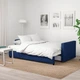 Диван 3-місний розкладний IKEA FRIHETEN Skiftebo синій (604.315.63) - изображение 3