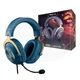 Навушники накладні Logitech G PRO X Gaming Headset League of Legends Edition (981-001106) Синій із мікрофоном - зображення 6