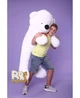 Мишка плюшевый BigBears 160 см. Голубой - изображение 4