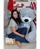 Мишка плюшевый BigBears 180 см. Серый - изображение 4