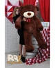 Мишка плюшевый BigBears 160 см. Шоколадный - изображение 1
