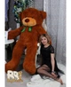 Мишка плюшевый BigBears 200 см. Коричневый - изображение 4
