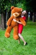 Мишка плюшевый BigBears 140 см. Коричневый - изображение 1