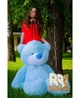 Мишка плюшевый BigBears 160 см. Голубой - изображение 2