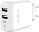 Сетевое зарядное устройство AccLab AL-TC224 2 USB 2.4A White (1283126538834) - изображение 1