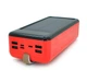 Повербанк Powerbank Voltronic KKD8W Solar 80000mAh Black-Red, солнечная подзарядка - изображение 1