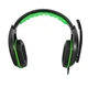 Навушники Gemix X-350 Gaming Black/Green, 2 x Mini jack (3.5 мм), накладні, кабель 2.4 м - зображення 3