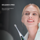 Электрическая зубная щетка Oclean X Pro Digital Electric Toothbrush Glamour Silver - изображение 2