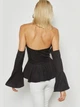 Блуза Missguided 1006076 S (101207S) Черный - изображение 2