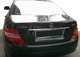 Mercedes C-Class W204 (2007-2015) хромована накладка над номером із нержавіючої сталі - зображення 1
