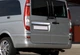Накладка на номер (2-дверна, нержавіюча сталь) Carmos для Mercedes Viano 2004-2014 років (без напису) - зображення 2