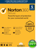 Norton 360 Deluxe 50GB для 5 устройств на 1 пользователя, лицензия на 1 год (ESD – электронный ключ) (21409553) - изображение 1