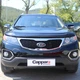 Дефлектор капота (мухобойка) EuroCap Kia Sorento XM 2009-2012, 30430410 - изображение 1