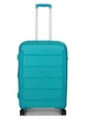 Чемодан средний M полипропилен Airtex 646 80л 67,5×47×26см Голубой - изображение 2