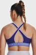 Жіночий бузковий спортивний топ UA Crossback Mid Bra Under Armour XS 1361034-468 - изображение 4