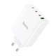 Сетевое зарядное устройство Hoco N31 Leader PD100W four-port (USB + 3USB-C) fast charger White - изображение 3
