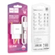 Сетевое зарядное устройство Hoco C106A Leisure single port charger set (with Type-C cable) White - изображение 7