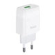 Сетевое зарядное устройство Hoco C72Q Glorious single port QC3.0 charger White - изображение 1