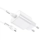 Мережевий зарядний пристрій Hoco N22 Jetta PD25W charger set (Type-C to Type-C cable) White - зображення 5