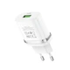 Сетевое зарядное устройство Hoco C12Q Smart QC3.0 charger White - изображение 4